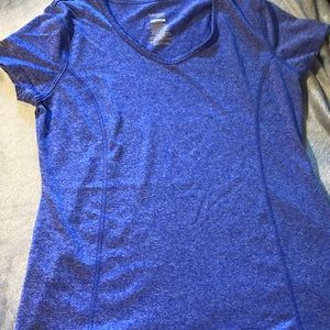 Danskin now womens work out top blouse shirt size Small